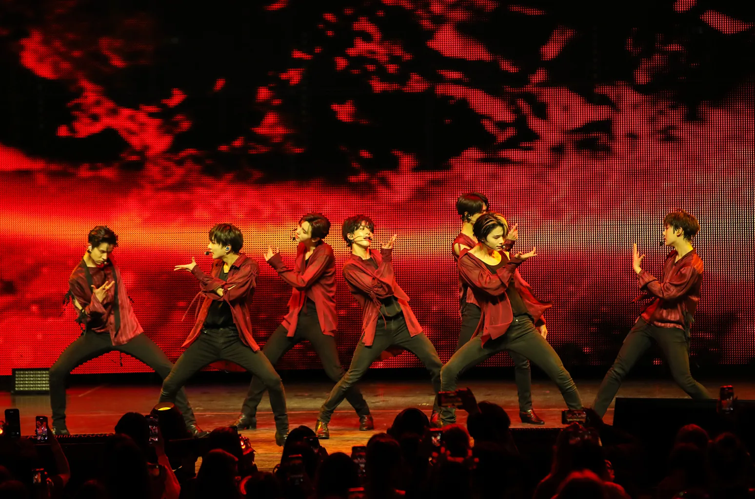 ENHYPEN performing on stage